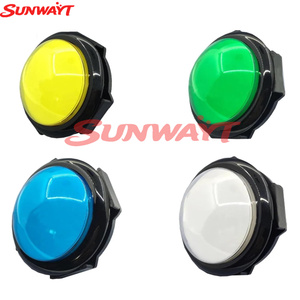 100mm Big Round Dome Illuminated Push Button Switch Momentary <b>Arcade</b> <b>Game</b> <b>Machine</b> Push Button - Product Image 6