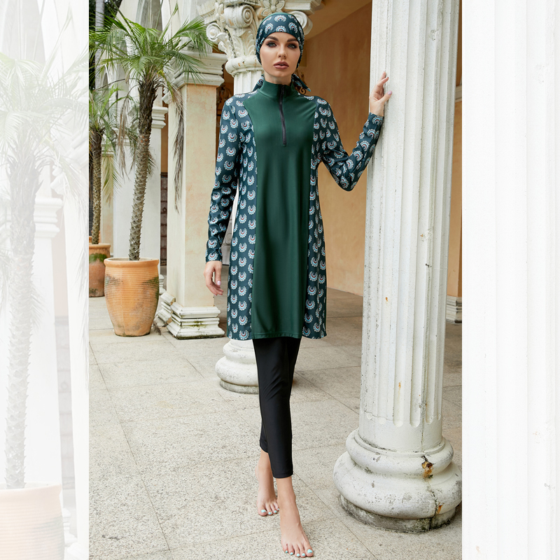 Wholesale Custom Modest Swimwear Long Sleeve