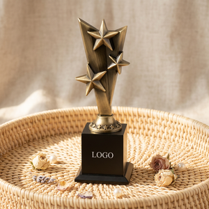 Statue élégante en métal moulé sous pression, forme de cadran de dame gracieuse, trophée professionnel portable gravé au laser et imprimé UV pour espace de travail - Product Image 1