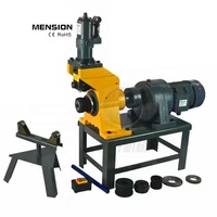 Pas cher 12 ''Tube Connexion 10'' Tuyau Machine De Découpe Trou Poinçonnage Perceuse 8 ''Tuyau Hydraulique Rouleau Rainurage Machine