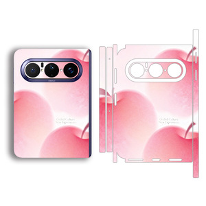 สำหรับหัวเว่ย พูรา เอ็กซ์ แม็กซ์เคสโทรศัพท์แบบพับได้ TPU PC ฝาครอบเต็มรูปแบบ 360 การป้องกันการออกแบบลายดอกไม้สไตล์จีน - Product Image 1