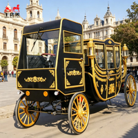 Charrette royale électrique personnalisée de luxe, chariot à chevaux, transport spécial, charrette de mariage
