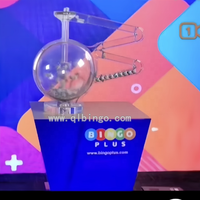 Machine de loterie en direct entièrement automatique et personnalisée, sphère transparente, numéros aléatoires, équipement de loterie Guangzhou Qinlong