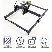 Graveur laser à diode portable avec contrôleur hors ligne 40W pour le bois, le caoutchouc, la pierre, les circuits imprimés, l'artisanat et le bricolage
