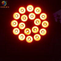 18x10 Watt Professional DJ Wash 18x10 W RGBW 4IN1 QUAD LED Flat Slim Par 64