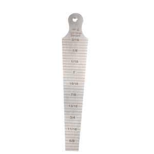 2 PIEZAS Calibrador Cónico Profesional de Soldadura de 15-30MM, Regla de Acero Inoxidable, Herramienta de Medición Métrica e Imperial para Inspección de Soldaduras - Product Image 2