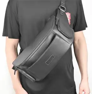 Factory Custom Make Mini Sling Camera Small Bags Fashion Vegan Leather Man Women Camera Waist Bag Photography Fanny Pack Bag