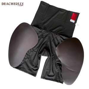 Shorty gainant taille haute à maintien ferme, rembourré aux hanches, en maille sexy, rehausseur de hanches, effet amincissant - Product Image 5
