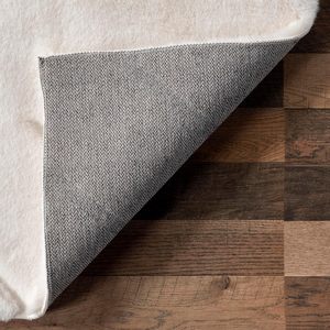 Tapis en fausse fourrure pelucheuse, fabriqué à la machine, antidérapant, lavable, couleur personnalisée, motif géométrique moderne, pour salon, chambre, chambre d'enfant, sol de la maison - Product Image 6
