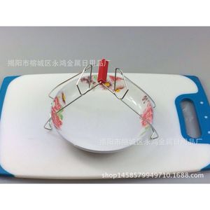 Pince à assiettes en métal à tête rouge, outil de cuisine pour retirer assiettes et bols, origine Jieyang, lavage à la main uniquement - Product Image 5