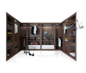 Armario Moderno de Lujo, Armario Portátil con Luz LED, Armario Vestidor, Armario de Almacenamiento para Villa - Product Image 4
