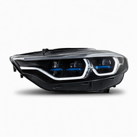 Ensemble de phares LED pour BMW Série 4 F32 2013-2020, mise à niveau haute performance, LED bicolore, Angel Scoop DRL, clignotant, montage direct