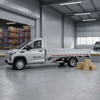 Nouveau camion utilitaire électrique hybride rechargeable léger pour livraison, conduite à gauche, véhicule commercial avec caméra arrière