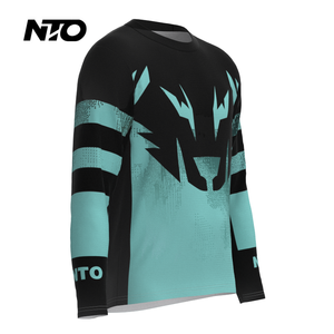 Combinaison de descente rétro <span class=keywords><strong>classique</strong></span>, combinaison de moto tout-terrain, vêtements de vélo de montagne à séchage rapide, t-shirt à manches longues pour le printemps - Product Image 5