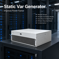 Générateur de puissance réactive statique 400V, filtre harmonique actif, armoire de compensation de puissance réactive à équilibrage de charge, IP20, réacteur