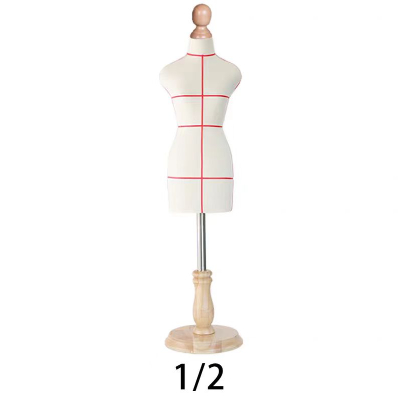 Nuevo algodón blanco para mujer, 1/2 (incluye base).
