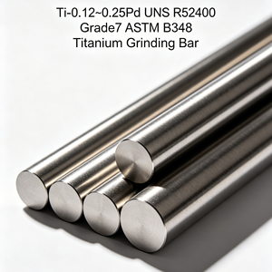 Barre de meulage en alliage de titane de type <span class=keywords><strong>Alpha</strong></span> JFE Ti-0.12~0.25Pd UNS R52400 Grade7 ASTM B348, haute résistance à la corrosion pour l'industrie chimique - Product Image 1