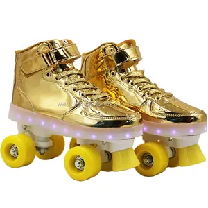 Patines profesionales con luces LED parpadeantes para adultos, alta calidad, nuevo estilo, con cuatro ruedas