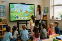 Pizarra Digital Interactiva con Pantalla Táctil Inteligente de 55, 65, 75, 86, 98 y 110 Pulgadas, Precio de Fábrica