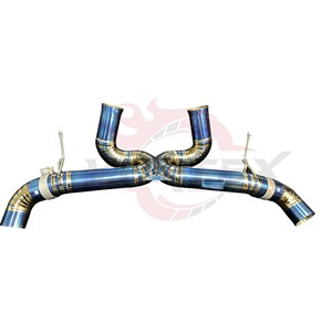 Escape de Titanio Vortex para McLaren GT Performance Catback Edición Track Azul Quemado con Tubo en X y Tubo Recto - Product Image 4