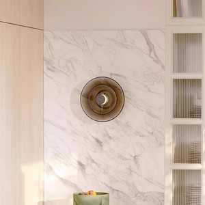 Lámpara de Pared LED Escandinava Moderna para Dormitorio, Estudio, Pasillo - Diseño Minimalista de Metal y Vidrio, Cuerpo de Hierro, 6W de Potencia para Sala de Estar - Product Image 2