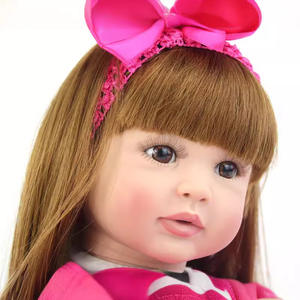 Muñeca <span class=keywords><strong>Reborn</strong></span> Kawaii Rosa bebé de 60cm, recién nacido de alta calidad para bebé, juguete vivo, regalo único y encantador para niñas - Product Image 2