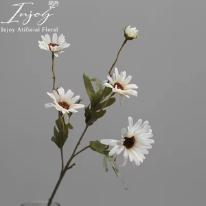 Injoy ดอกเดซี่ดอกเบญจมาศดอกเดียว IJ020ผ้าไหมเยอบีร่าสำหรับตกแต่งบ้านงานแต่งงานตกแต่งเหตุการณ์ - Product Image 5