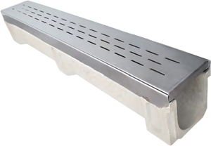 Canale di Drenaggio Moderno con Copertura a Griglia in Polimero per Uso Esterno e Magazzino, Standard EN1433 con Soluzioni di Design Grafico - Product Image 2