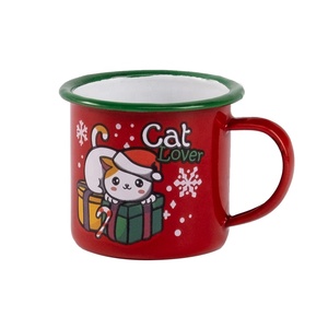 แก้วมัคเคลือบ12ออนซ์,แก้วกาแฟ<span class=keywords><strong>นม</strong></span>สำหรับตั้งแคมป์เหมาะเป็นของขวัญวันหยุดเทศกาลคริสต์มาส - Product Image 2