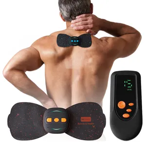 Massagem eletrônica sem fio Pad TENS EMS Recarregável Massagem Cervical Muscle Stimulator Pulse Massager