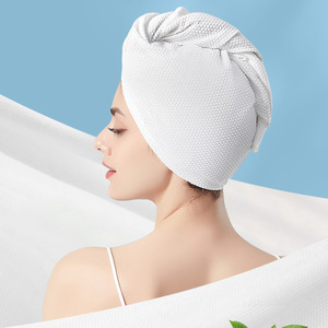 כובע ייבוש שיער חד פעמי עם לוגו בהתאמה אישית, סיטונאי, מגבת שיער עבה מבד לא ארוג לנסיעות, מלון, מכון יופי, טורבן לייבוש מהיר - Product Image 6