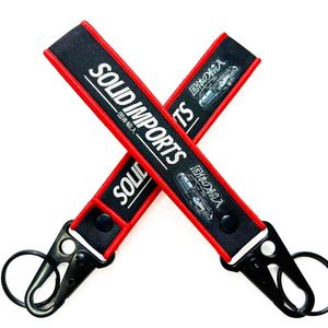 พวงกุญแจแบบสายคล้องข้อมือสั้นพร้อมโลโก้ทอแบบกำหนดเองราคาถูก - Product Image 3