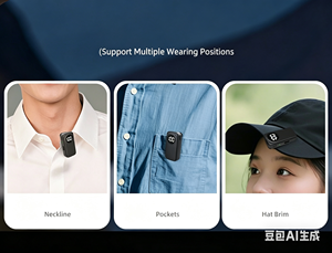 AI <b>Wireless</b> Noise Canceling Condenser <b>Microphone</b> Type C Connector Portable <b>for</b> <b>for</b> Teaching Use Compatible All Devices - Product Image 6