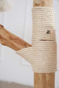 <span class=keywords><strong>Maison</strong></span> et arbre de chat <span class=keywords><strong>en</strong></span> sisal naturel 100% personnalisé grand luxe <span class=keywords><strong>en</strong></span> bois véritable escalade tissé nid bûche couleur - Product Image 6