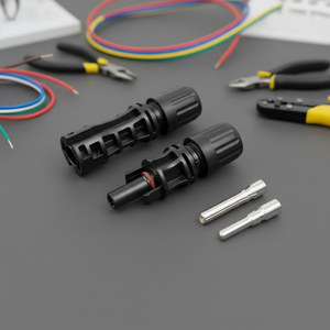 <span class=keywords><strong>Connecteur</strong></span> solaire photovoltaïque étanche IP68 compatible <span class=keywords><strong>MC4</strong></span> 1500V pour câble photovoltaïque de 2,5-6 mm² - Product Image 1