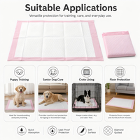 Almohadillas de Entrenamiento para Perros Desechables, Ecológicas, de 6 Capas, Impermeables IPX7, de Secado Rápido, Suaves, No Tejidas, para Hembras, Venta al Por Mayor de Fábrica