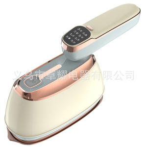 Plancha de vapor portátil 6318, vaporizador de ropa eléctrico de color blanco, de doble uso, para viajes y dormitorios - Product Image 1