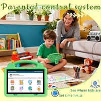 Nouvelle tablette éducative pour enfants Android 12 de 10,1 pouces, emplacement pour carte SIM, 3 Go + 64 Go, processeur MTK Octa Core 2,2 GHz, batterie 4000 mAh, Wi-Fi double bande