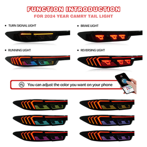 Luz Trasera LED con Lente Transparente, Nueva Actualización Retrofit, Luces de Circulación Diurna 6000K 6000 Lúmenes, Plug and Play 2024-2025, Lámpara RGB al por Mayor - Product Image 3