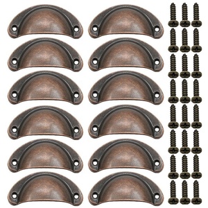 Antique Brass Furniture <strong>Drawer</strong> Half Round <strong>Cabinet</strong> d <strong>Handle</strong> Semicircle Half Moon <strong>Shell</strong> Cup <strong>Pull</strong> <strong>Handle</strong> - Product Image 5