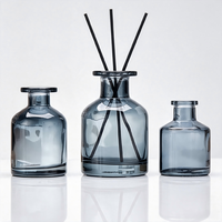 Bouteille en verre vide pour diffuseur de parfum 50ml 100ml 150ml 250ml pour maison et hôtel avec bouchon
