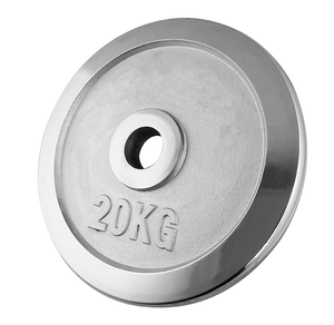 Chrome Barbell quả tạ miễn phí Trọng lượng bạc gang Barbell quả tạ trọng lượng tấm cho Trọng lượng nâng tập thể dục - Product Image 3