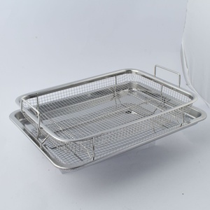 Forno in acciaio inossidabile vassoio di cottura <span class=keywords><strong>accessori</strong></span> <span class=keywords><strong>friggitrice</strong></span> all'aperto Barbecue piastra di cottura Set per uso domestico - Product Image 1