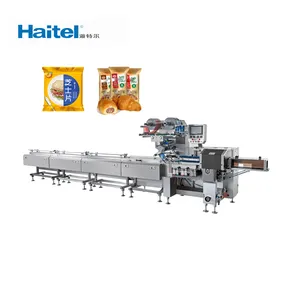 Food Automatic Pillow Type Material Sorting Line Docking Production Line Packaging Machine Cheese Slices Packaging Machine