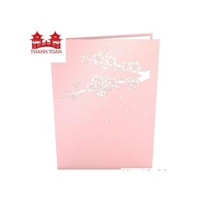 Superbe carte 3D pop-up fleur de cerisier, parfaite pour la fête des mères, les anniversaires, les mariages, les anniversaires de mariage et les remerciements - Product Image 1