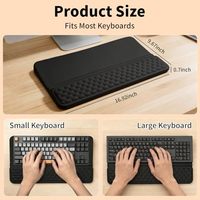 Support de poignet ergonomique transfrontalier pour souris et clavier, avec massage, support pour une main, en mousse à mémoire de forme, vente en gros