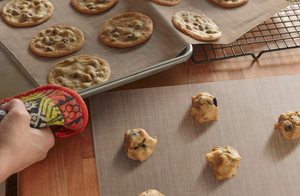 Cookina fornitore tappetino da <span class=keywords><strong>forno</strong></span> riutilizzabile antiaderente per uso alimentare fodera per <span class=keywords><strong>forno</strong></span> in PTFE <span class=keywords><strong>con</strong></span> dimensioni personalizzate per <span class=keywords><strong>forno</strong></span> a Gas, elettrico, tostapane - Product Image 6