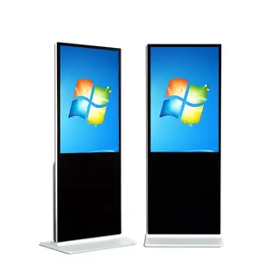 Free Stand Vertical Screen Android Ultra Thin LCD Advertising Display