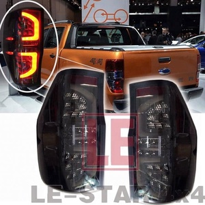 <span class=keywords><strong>LE</strong></span>-STAR 4X4 fumée lentille LED CCFL feux arrière pour Ranger T6 <span class=keywords><strong>T7</strong></span> 2012-2018 - Product Image 4