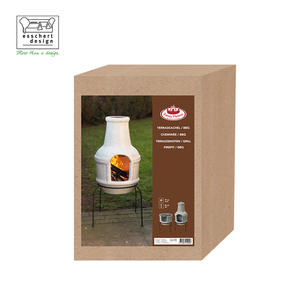 Esschert עיצוב ייחודי שיש סגנון אירופאי קרמיקה גריל בטון מנגל כנון פחם אש בור - Product Image 4